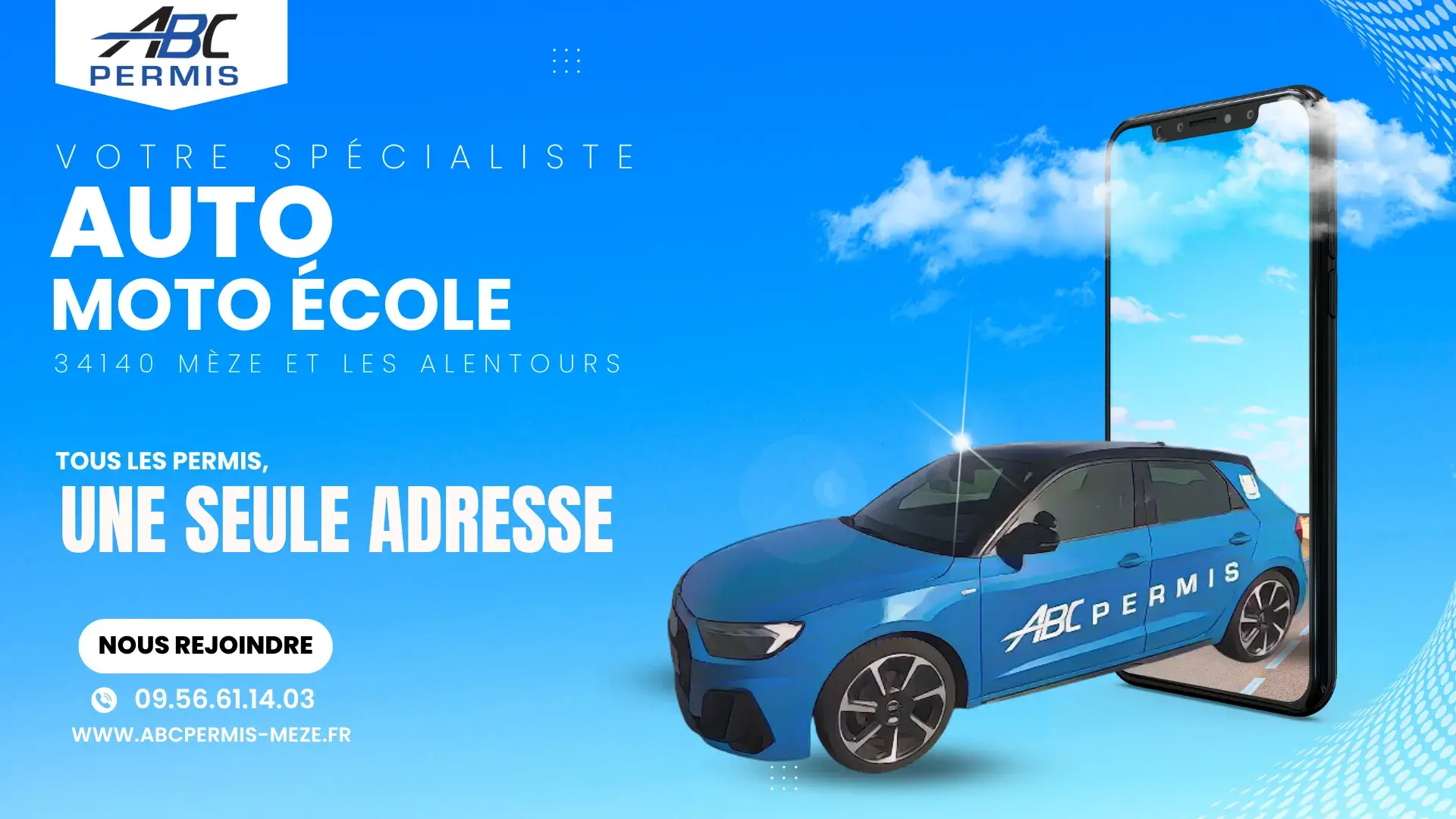 Auto moto école à Mèze